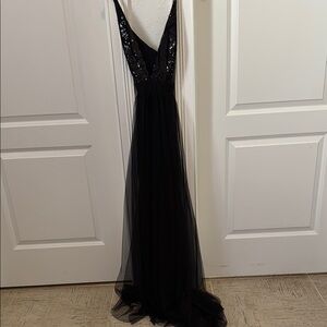 Elegant Black Evening Gown